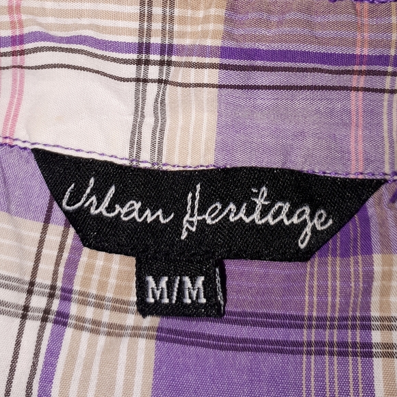 Urban Heritage Plaid Button Down Shirt - Picture 3 of 7